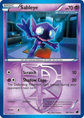 Sableye (Team Plasma), Plasma Freeze