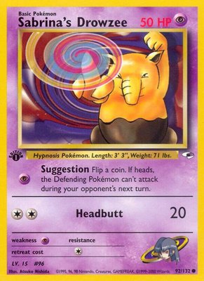 Sabrina's Drowzee, Gym Heroes