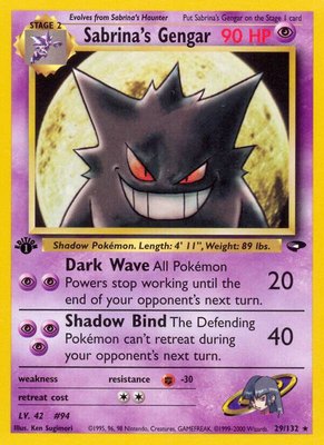 Sabrina's Gengar, Gym Challenge