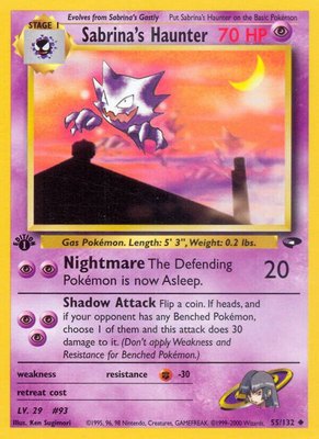 Sabrina's Haunter, Gym Challenge