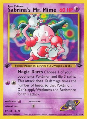 Sabrina's Mr. Mime, Gym Challenge