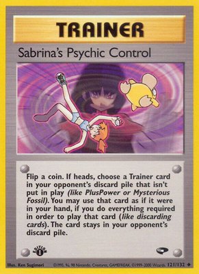 Sabrina's Psychic Control, Gym Challenge