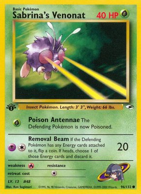 Sabrina's Venonat, Gym Heroes