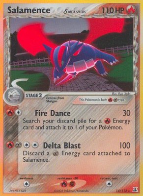 Salamence (Delta Species), EX Delta Species