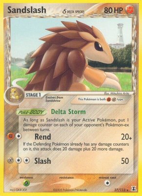Sandslash (Delta Species), EX Delta Species
