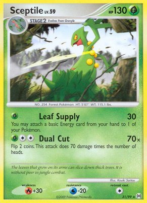Sceptile (31), Arceus