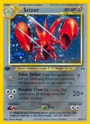 Scizor (10), Neo Discovery