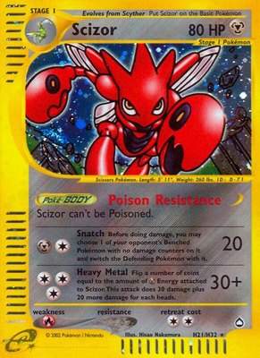Scizor (H21), Aquapolis