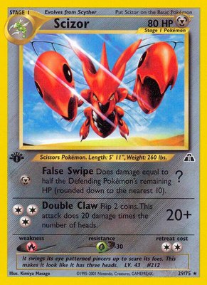 Scizor (29), Neo Discovery