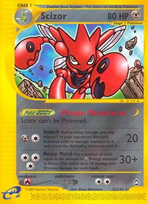 Scizor, Aquapolis