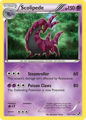 Scolipede, Black and White