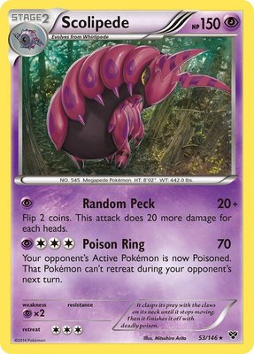 Scolipede, XY Base Set
