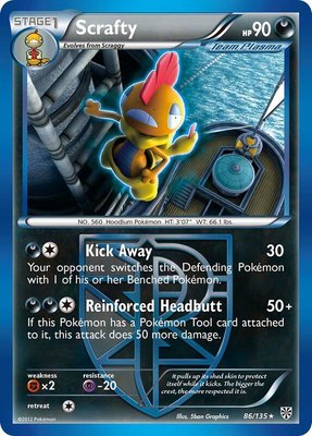 Scrafty (Team Plasma), Plasma Storm