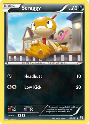 Scraggy, Plasma Storm