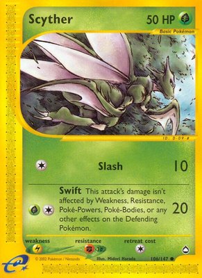 Scyther (106), Aquapolis