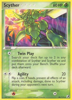 Scyther, EX Unseen Forces