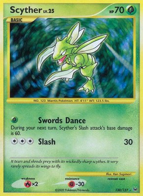 Scyther, Platinum