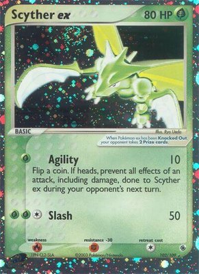 Scyther ex, EX Ruby and Sapphire