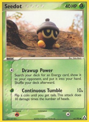 Seedot, EX Legend Maker