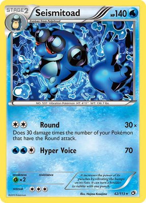 Seismitoad, Legendary Treasures
