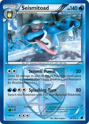 Seismitoad (Team Plasma), Plasma Freeze