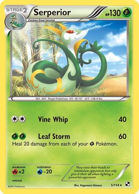 Serperior (5), Black and White