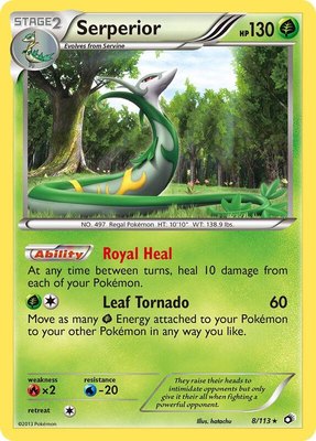 Serperior, Legendary Treasures