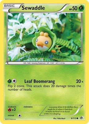 Sewaddle (9), Legendary Treasures