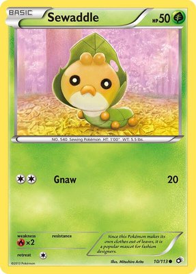 Sewaddle (10), Legendary Treasures