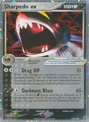 Sharpedo ex, EX Deoxys