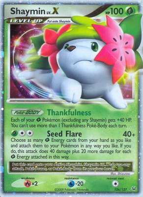 Shaymin Lv.X (Land Forme), Platinum