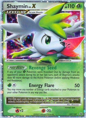 Shaymin Lv.X (Sky Forme), Platinum