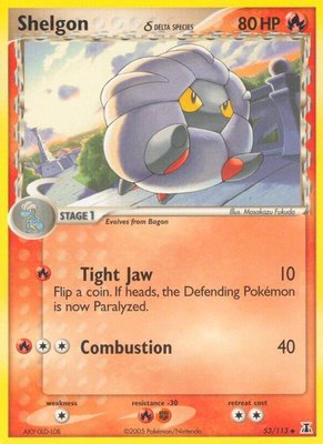 Shelgon (Delta Species), EX Delta Species