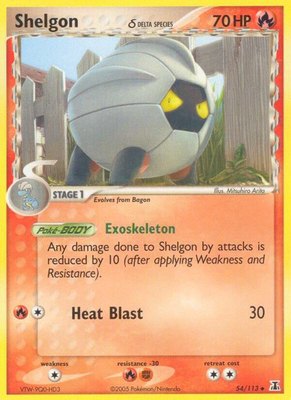 Shelgon (Delta Species), EX Delta Species