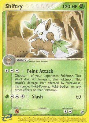Shiftry, EX Sandstorm