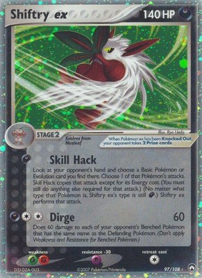 Shiftry ex, EX Power Keepers