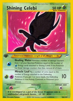 Shining Celebi, Neo Destiny