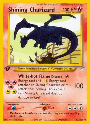 Shining Charizard, Neo Destiny
