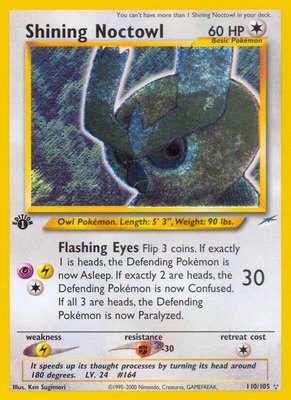 Shining Noctowl, Neo Destiny