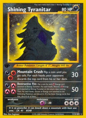 Shining Tyranitar, Neo Destiny