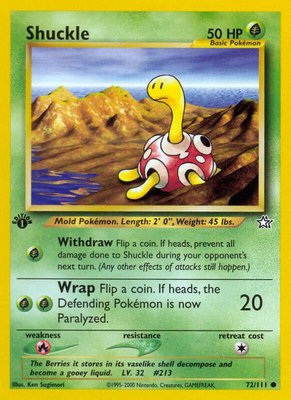 Shuckle, Neo Genesis
