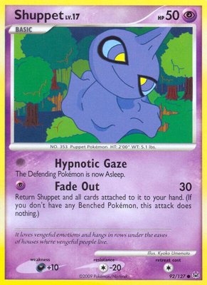 Shuppet, Platinum