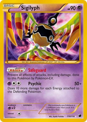 Sigilyph, Plasma Freeze