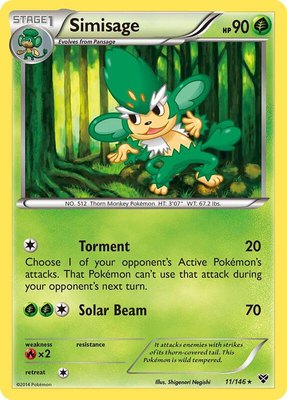 Simisage, XY Base Set