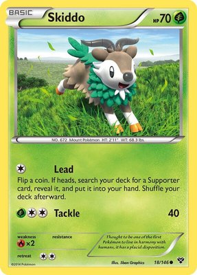 Skiddo, XY Base Set