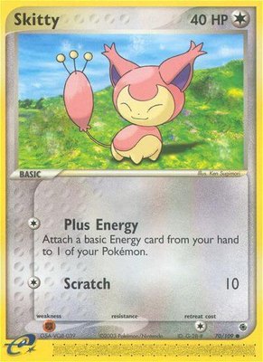 Skitty, EX Ruby and Sapphire
