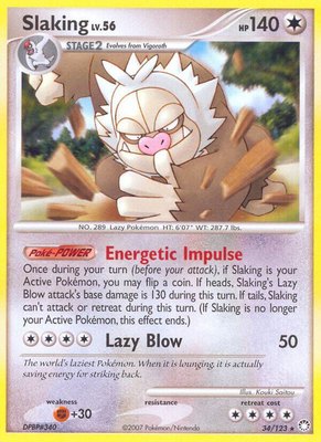 Slaking, Mysterious Treasures