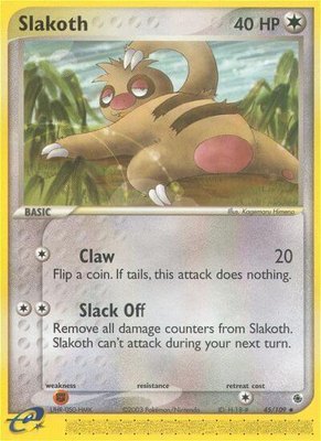 Slakoth, EX Ruby and Sapphire