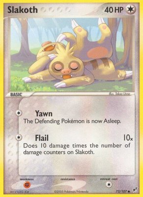 Slakoth, EX Deoxys