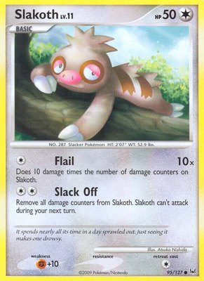 Slakoth, Platinum